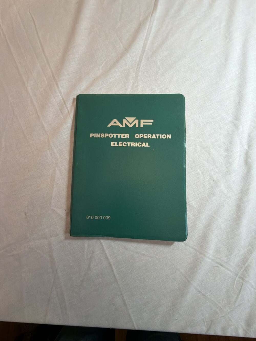 AMF 82-70 Microprocessor Pinspotter Electrical Operation Training Manual